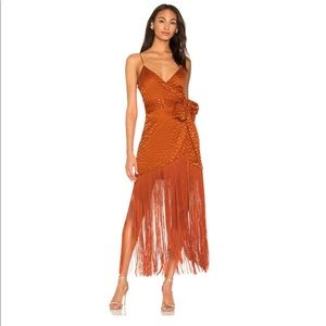 LPA Orelia dress in rust color